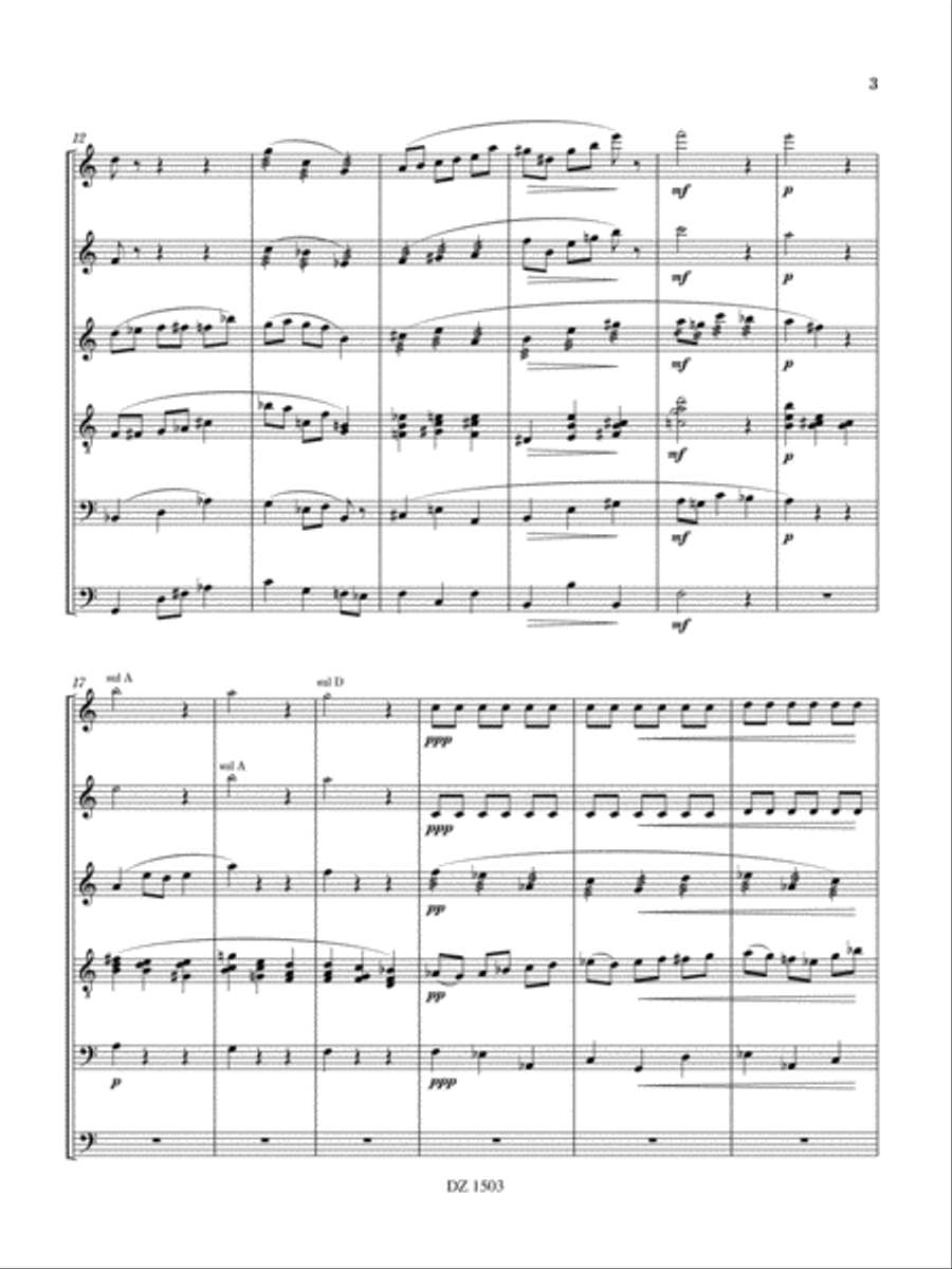 Renaissance dans les jardins de l’Alhambra Orchestra scores gallery preview page 3