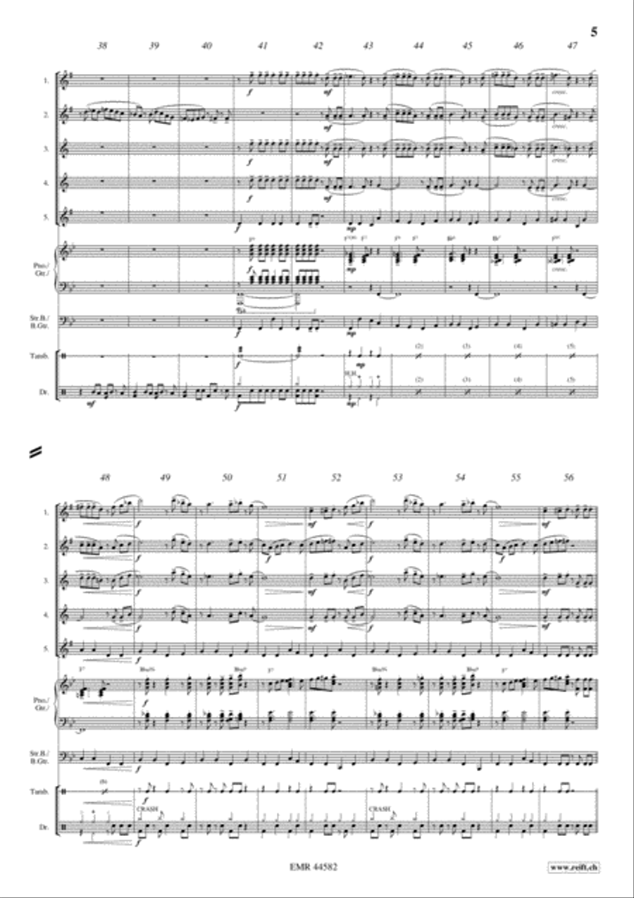 Carioca Saxophone Quintet scores gallery preview page 5