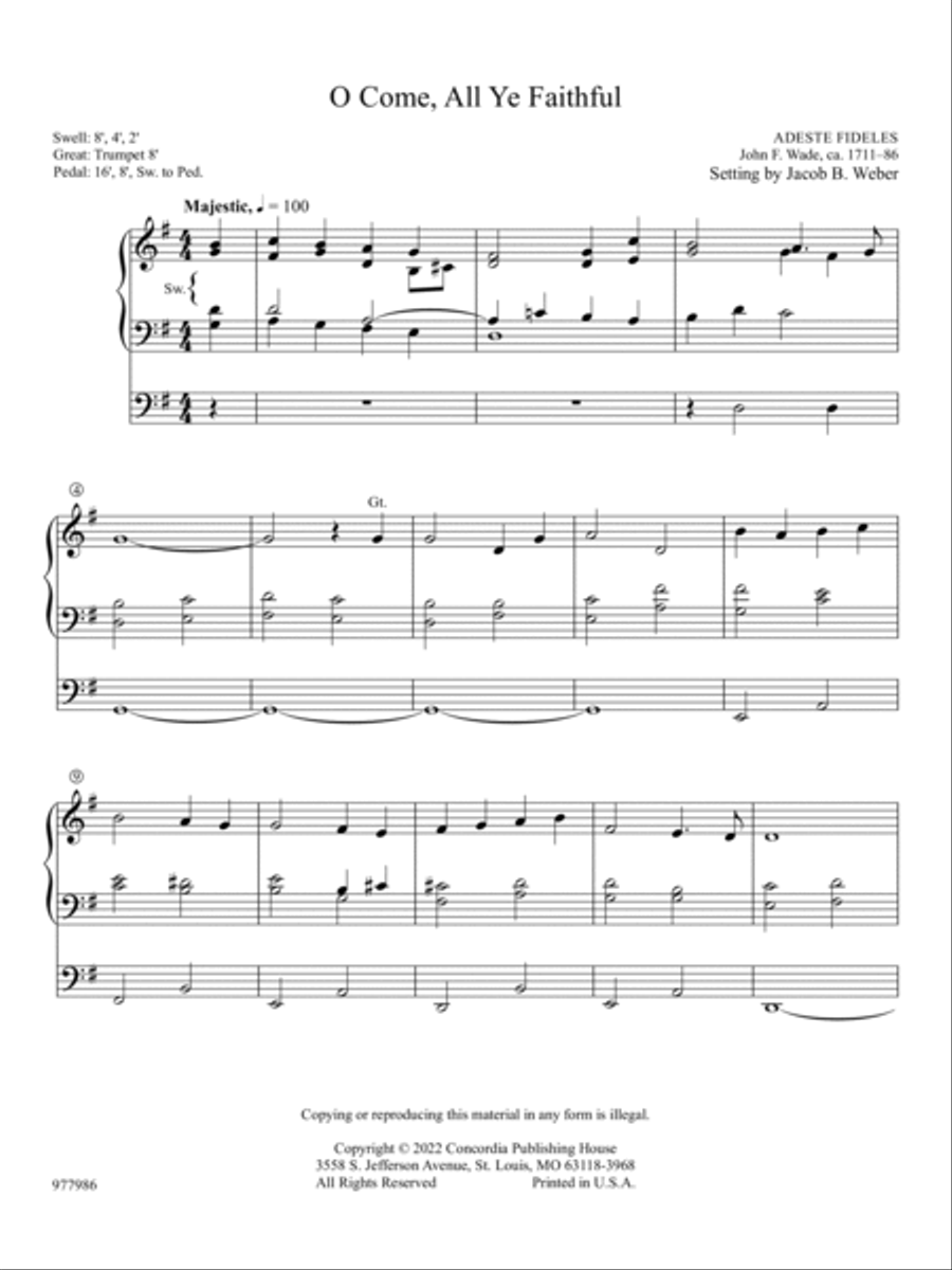 Christmas Simplified: Easy Settings for Organ Organ Solo scores gallery preview page 2