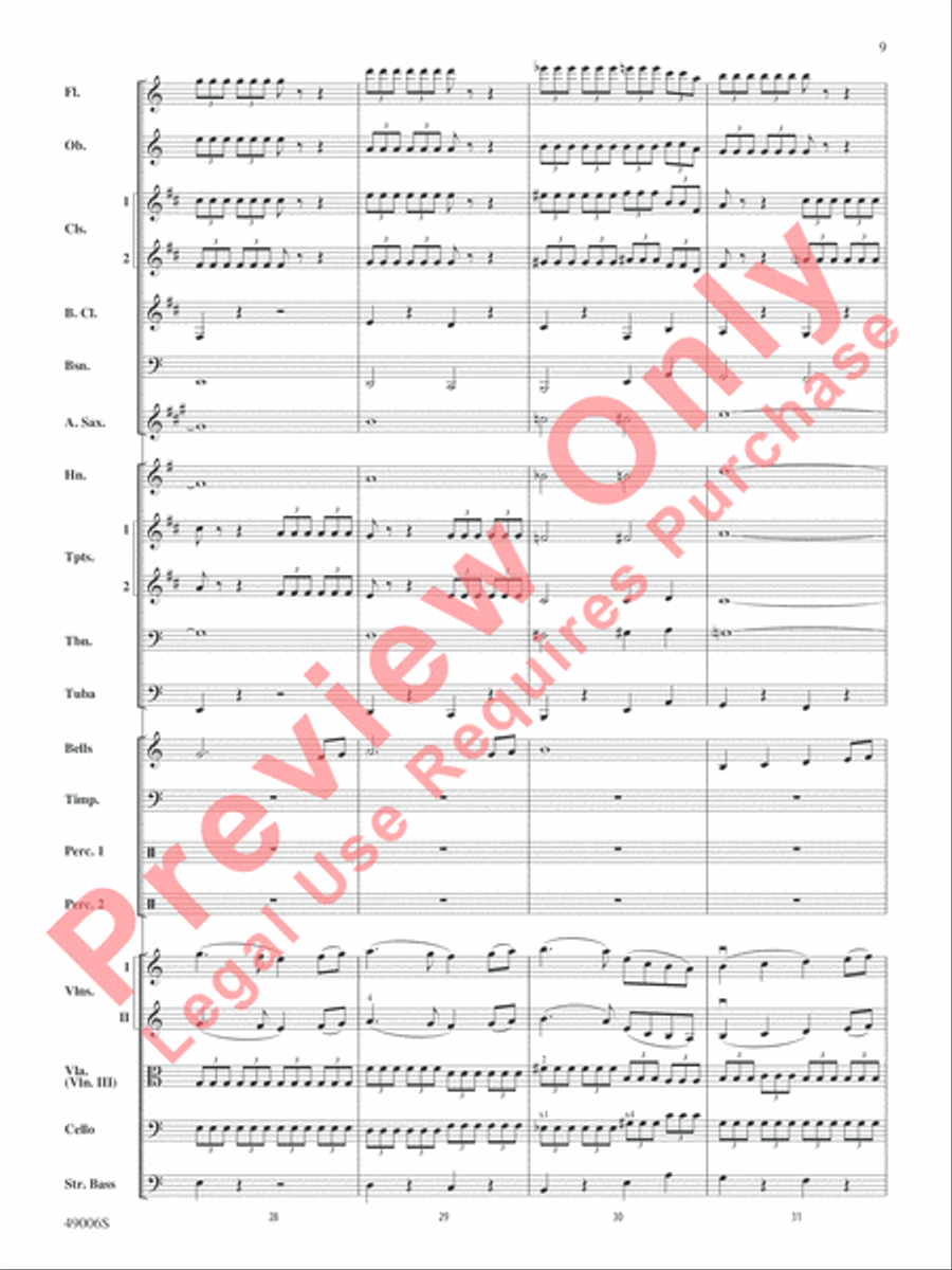 Swan Lake Full Orchestra scores gallery preview page 10