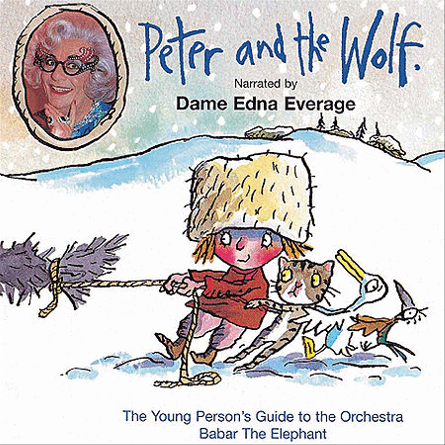Peter and the Wolf / Dame Edna CD scores gallery preview page 1