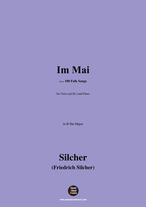 Silcher-IM Mai,for Voice(ad lib.) and Piano