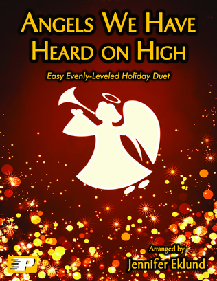 Book cover for Angels We Have Heard on High (Easy Piano Duet)