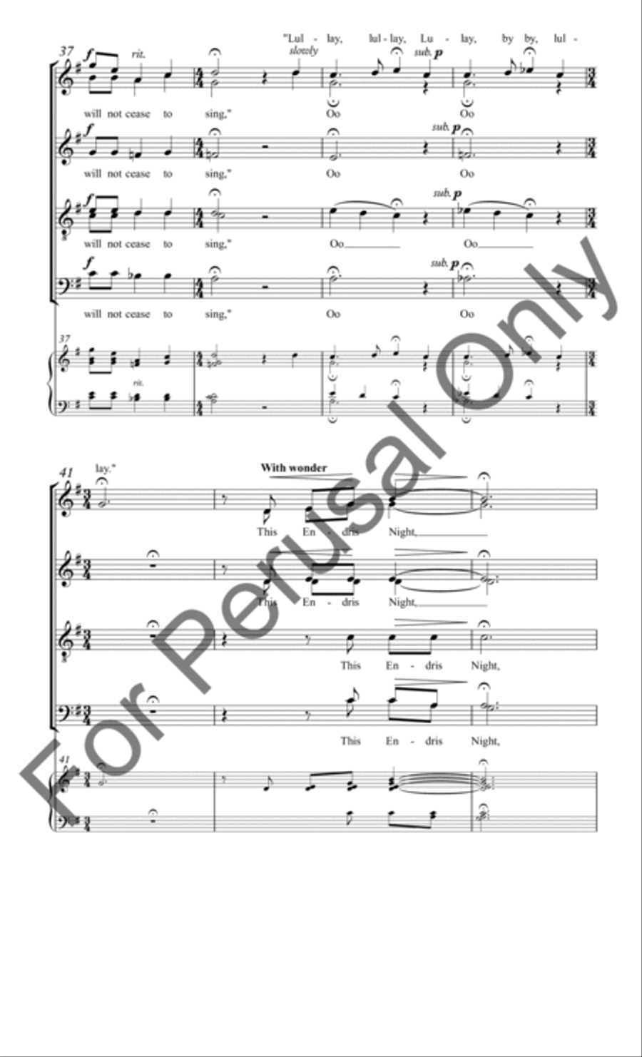 This Endris Night Divisi scores gallery preview page 6