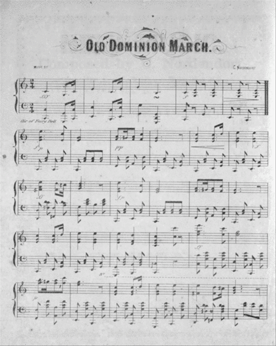 Old Dominion. March Piano Solo scores gallery preview page 2