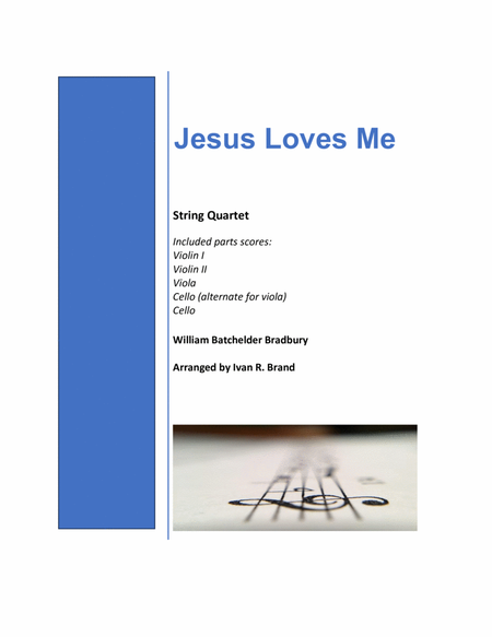 Jesus Loves Me (for string quartet) image number null