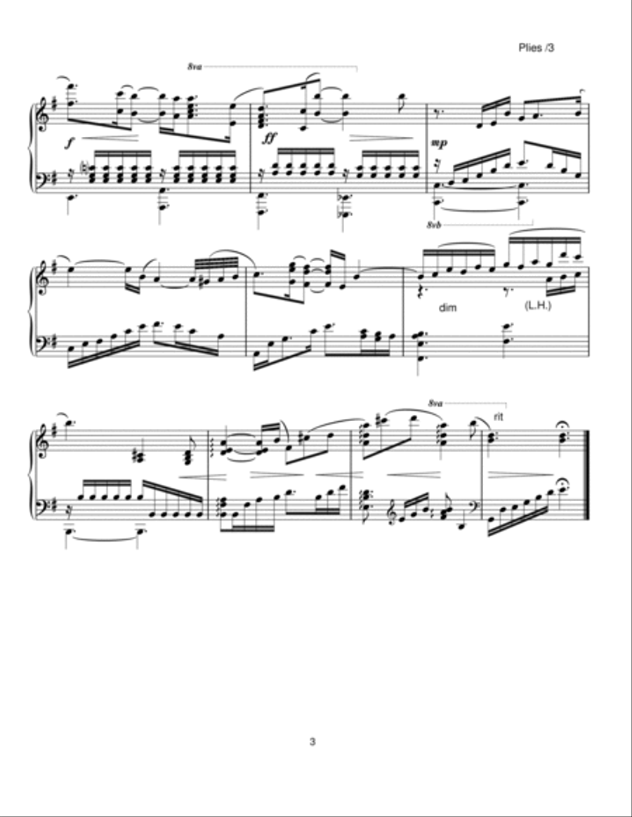 Ballet Piano Sheet Music: Robert Long's Ballet Etudes Album Complete Piano Method scores gallery preview page 3