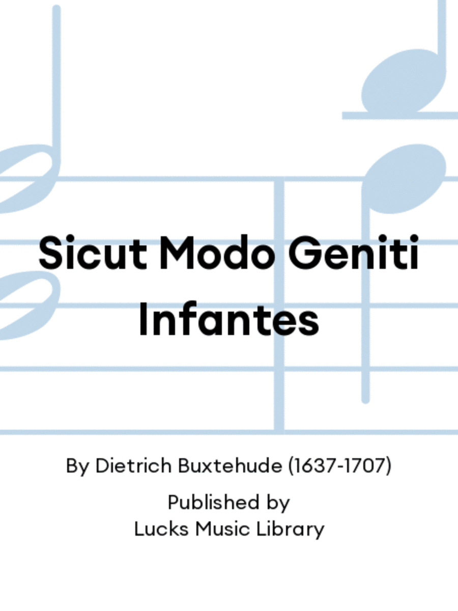 Sicut Modo Geniti Infantes ATB scores gallery preview page 1