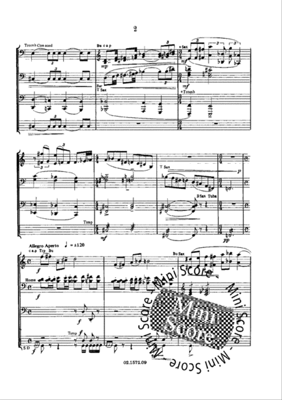 Triptiek voor Fanfare Concert Band scores gallery preview page 5