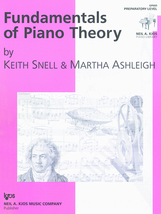 Book cover for Fundamentals of Piano Theory - Preparatory Level