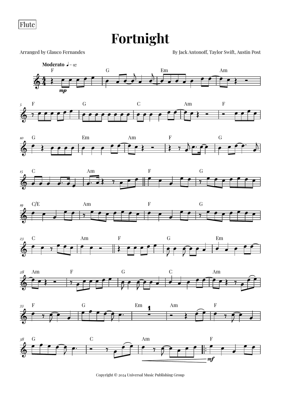 Fortnight Woodwind Quintet scores gallery preview page 6