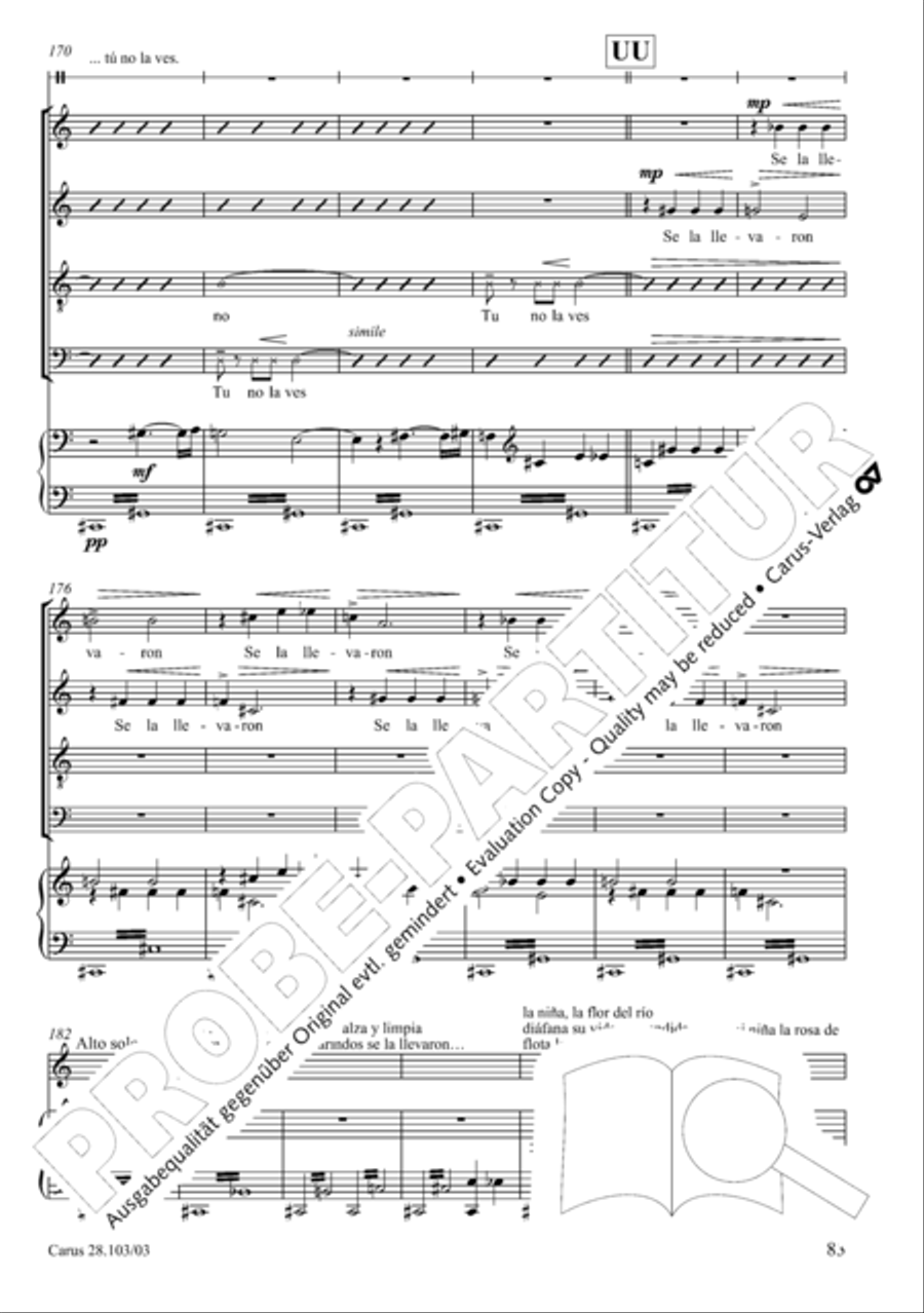 Water Water 4-Part scores gallery preview page 98