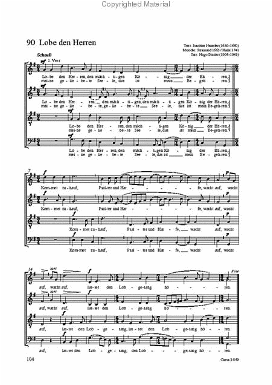Choirbook for the Church Year Choir scores gallery preview page 3