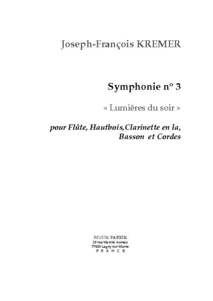 Symphonie no. III "Lumiere du Soir"