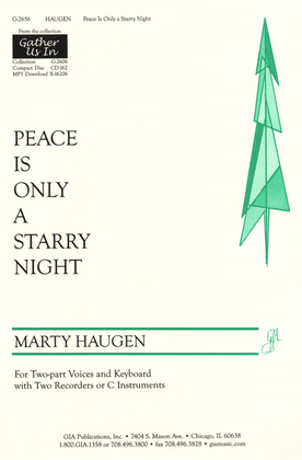 Book cover for Peace Is Only A Starry Night