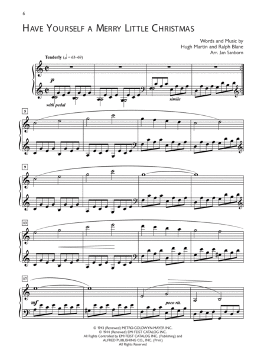 Popular Performer -- Christmas Piano Solo scores gallery preview page 2