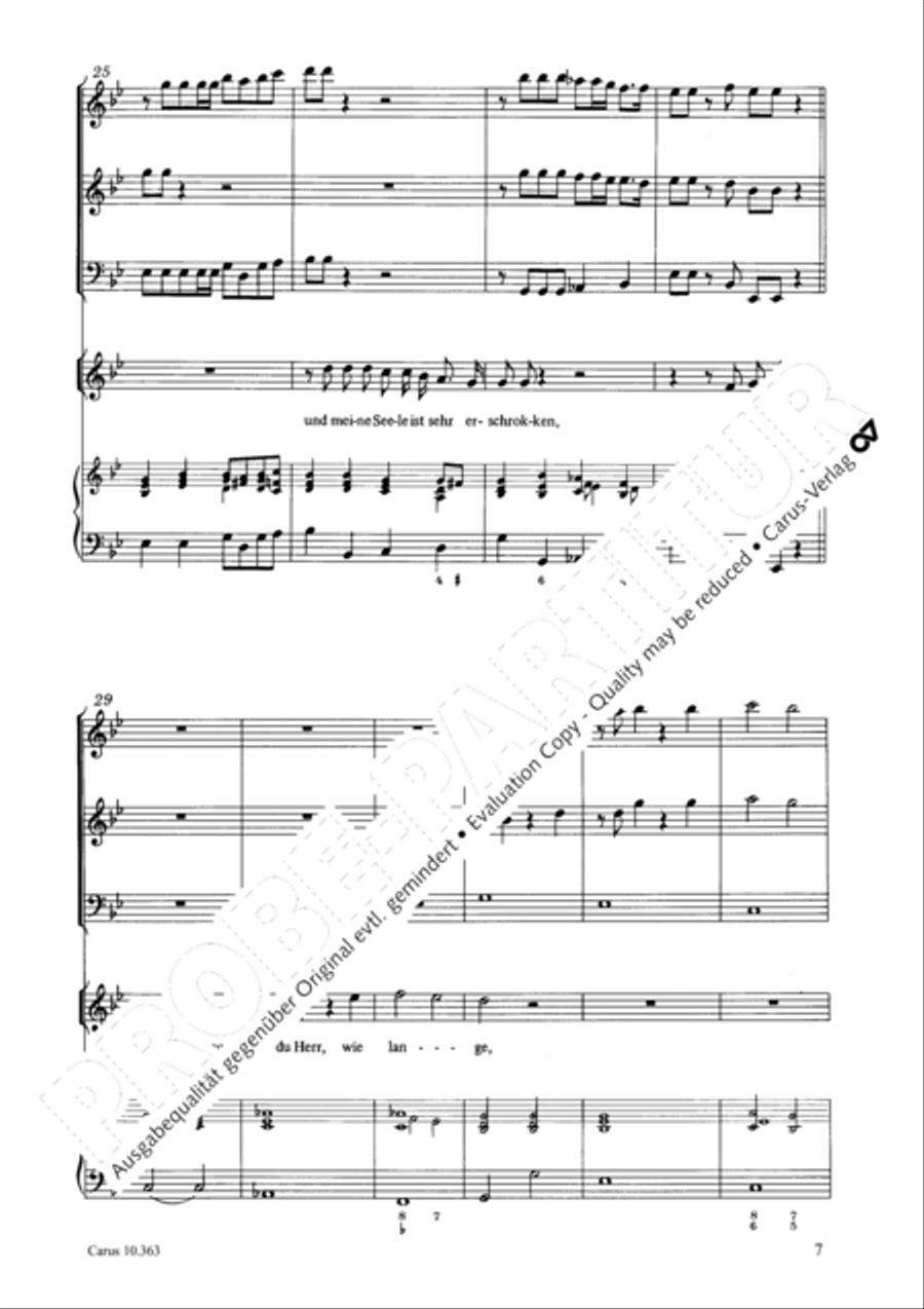 O Lord, punish me not (Ach Herr, strafe mich nicht) Soprano Voice scores gallery preview page 8