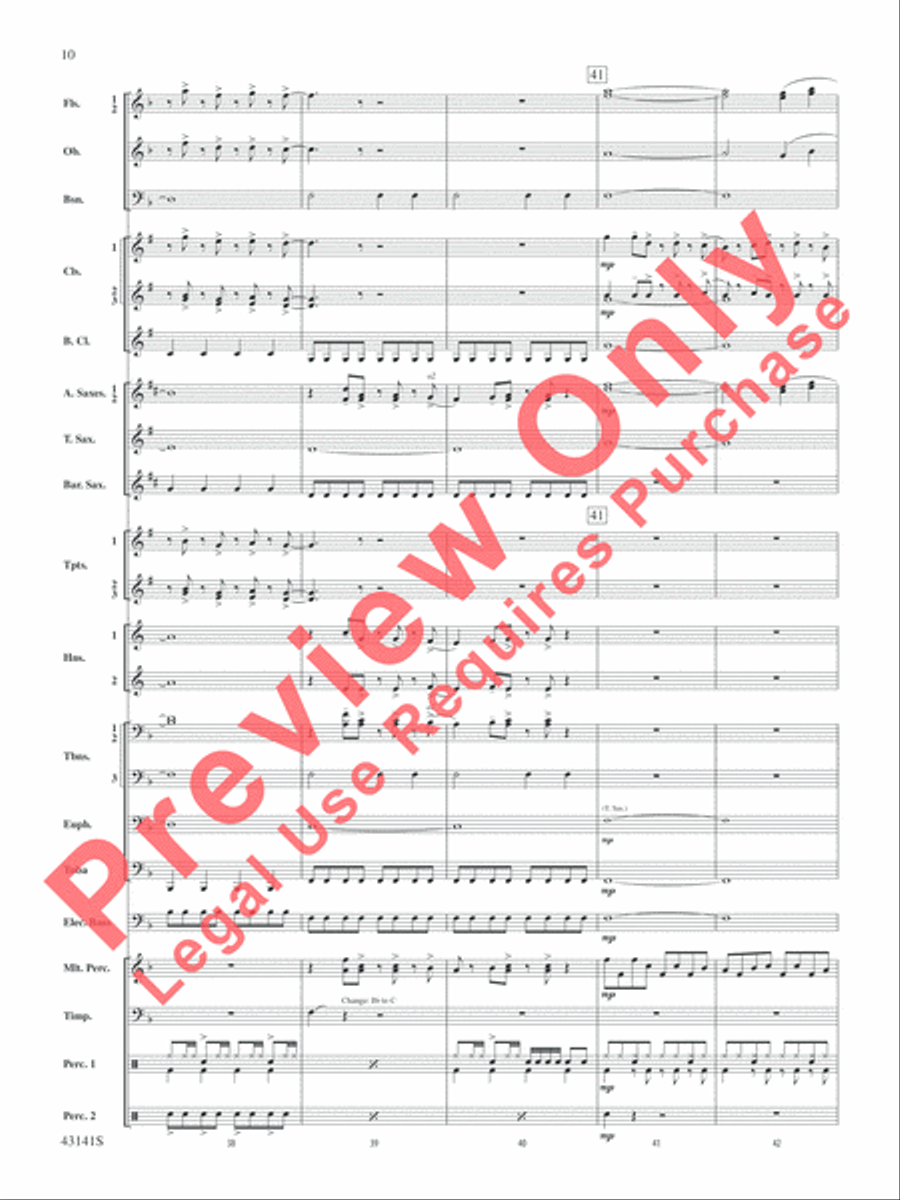 Bruno Mars Greatest Hits Bruno Mars Greatest Hits Concert Band scores gallery preview page 11