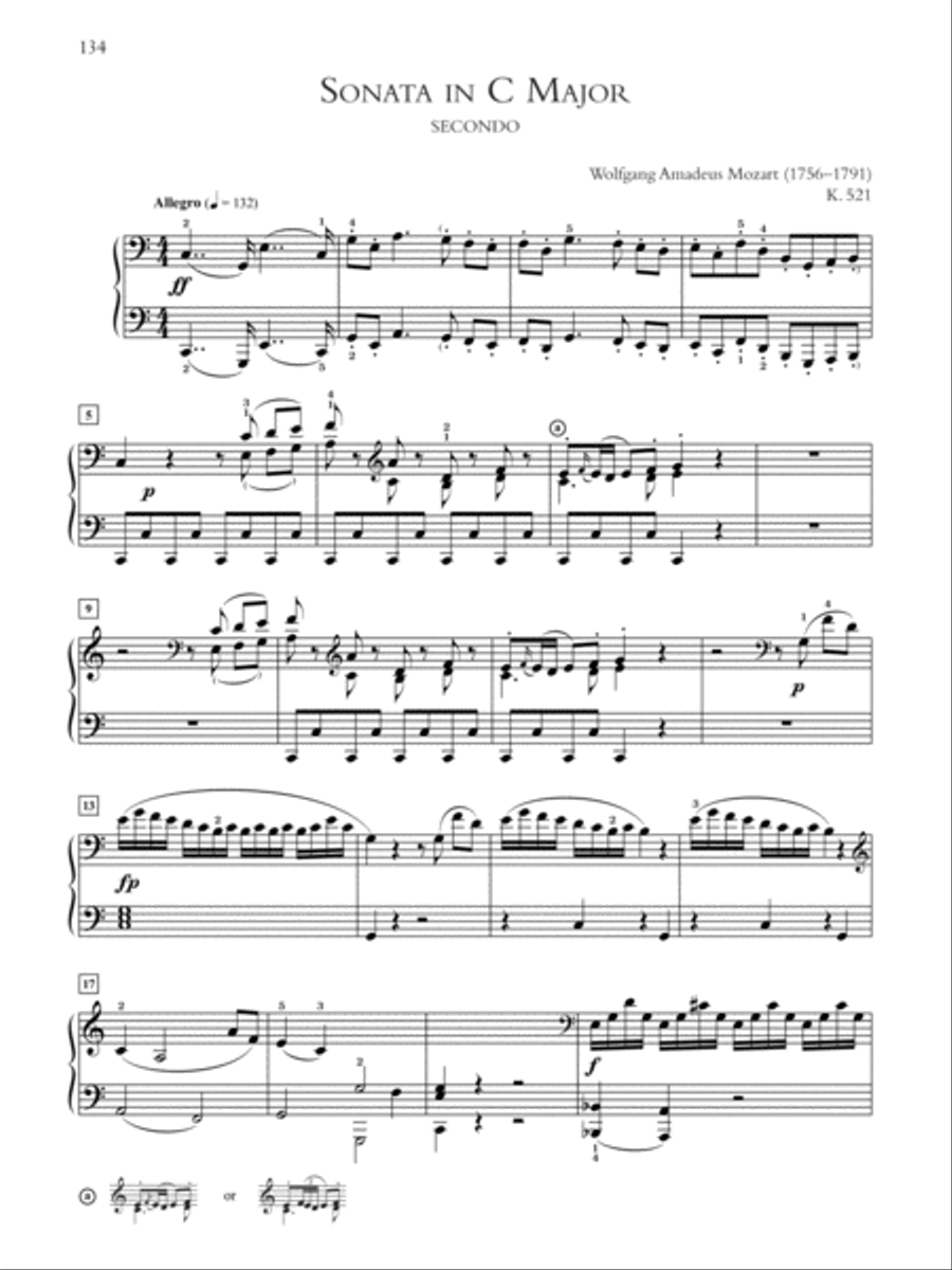 Sonatas for One Piano, Four Hands Small Ensemble scores gallery preview page 4