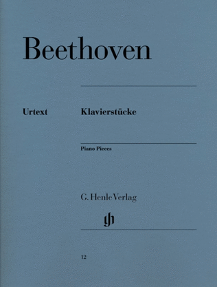 Book cover for Beethoven - Piano Pieces