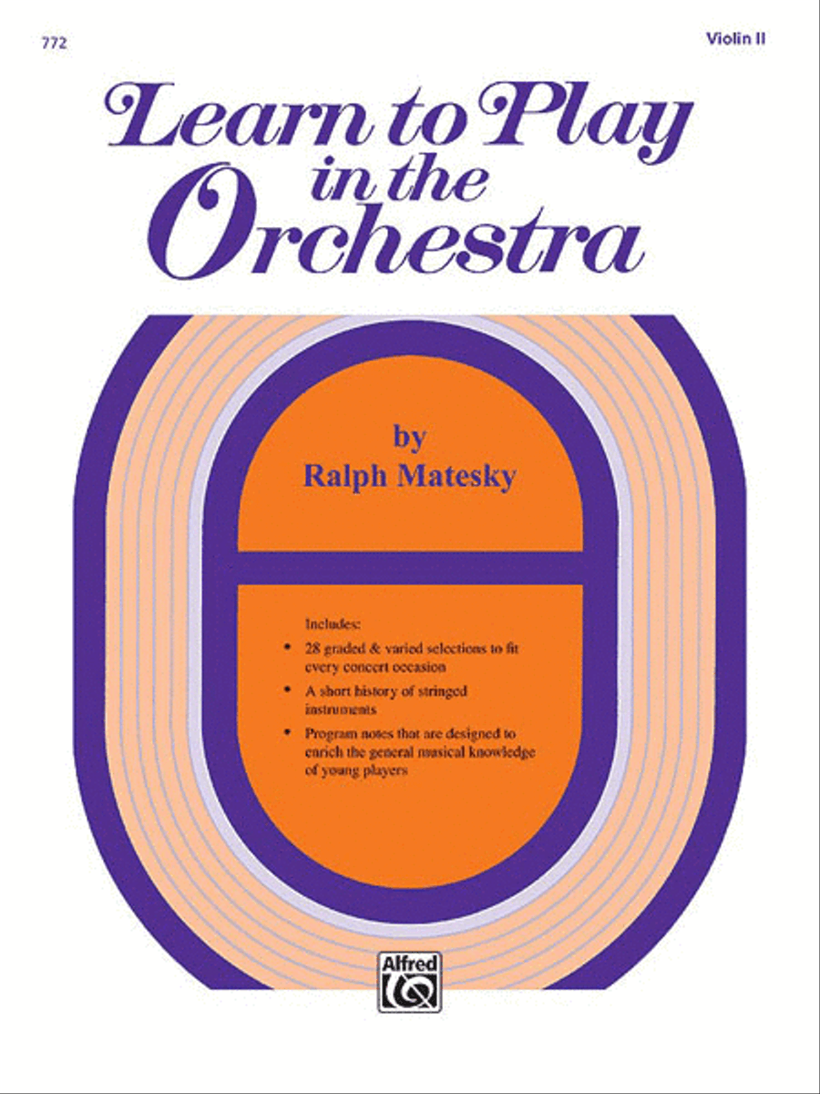 Learn to Play in the Orchestra, Book 1 Chamber Orchestra scores gallery preview page 1