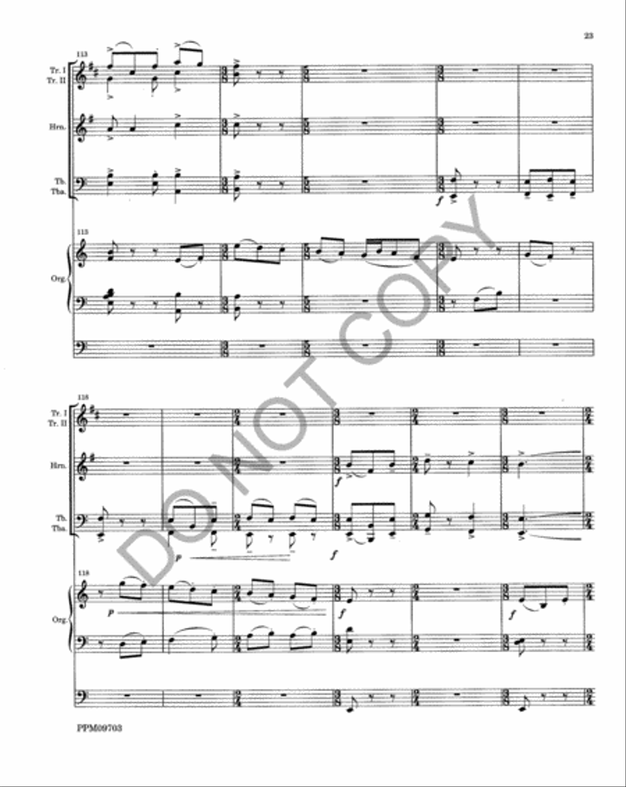 Triptych Choir scores gallery preview page 26