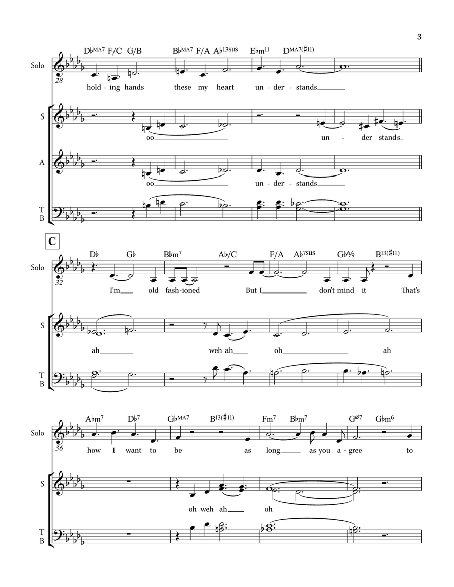 I'm Old Fashioned Jazz Ensemble scores gallery preview page 3