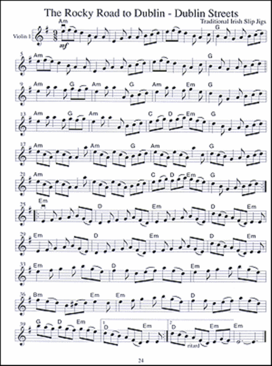 Celtic Fiddle Tunes for Solo and Ensemble - Violin 1 and 2 Violin scores gallery preview page 3