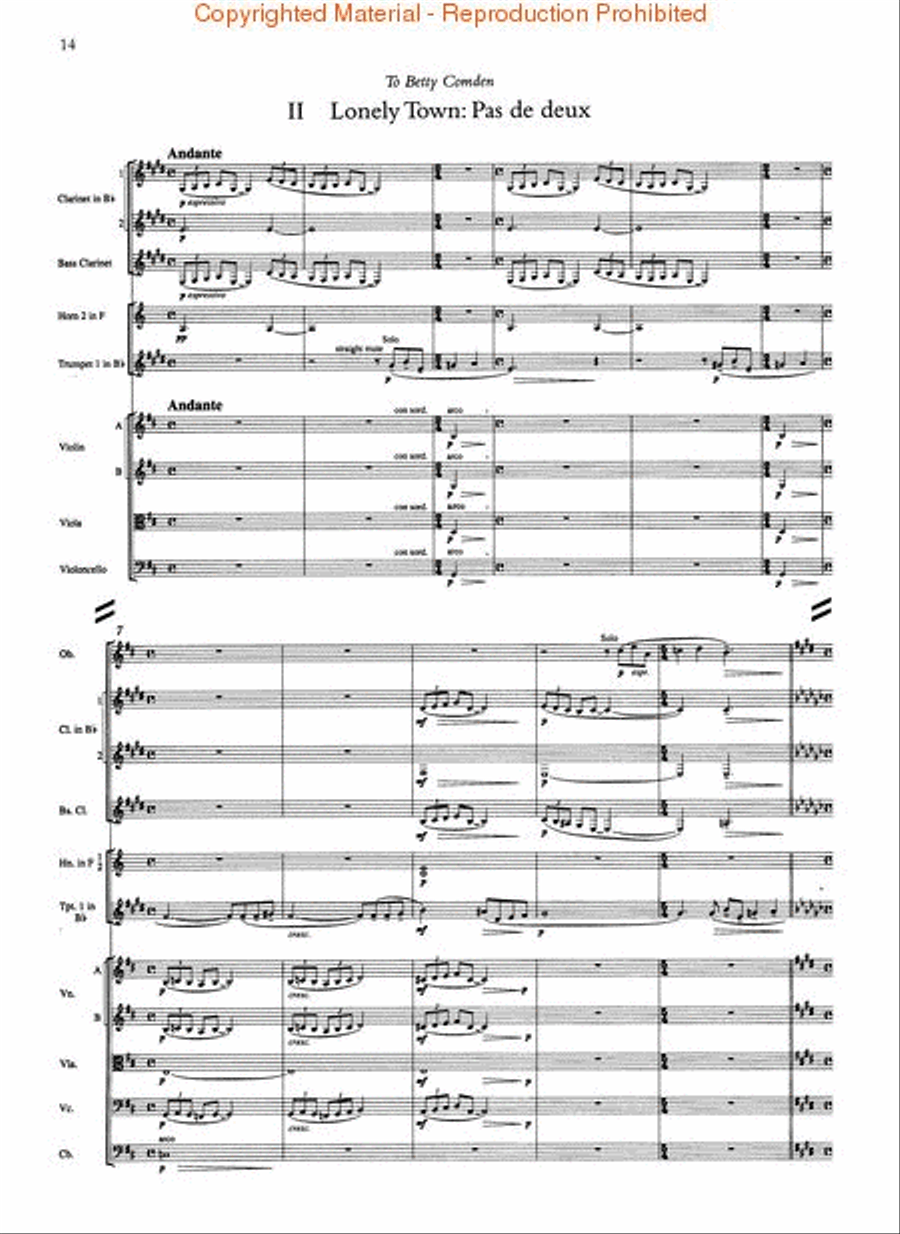Bernstein – Orchestral Anthology, Volume 1 Orchestra scores gallery preview page 3