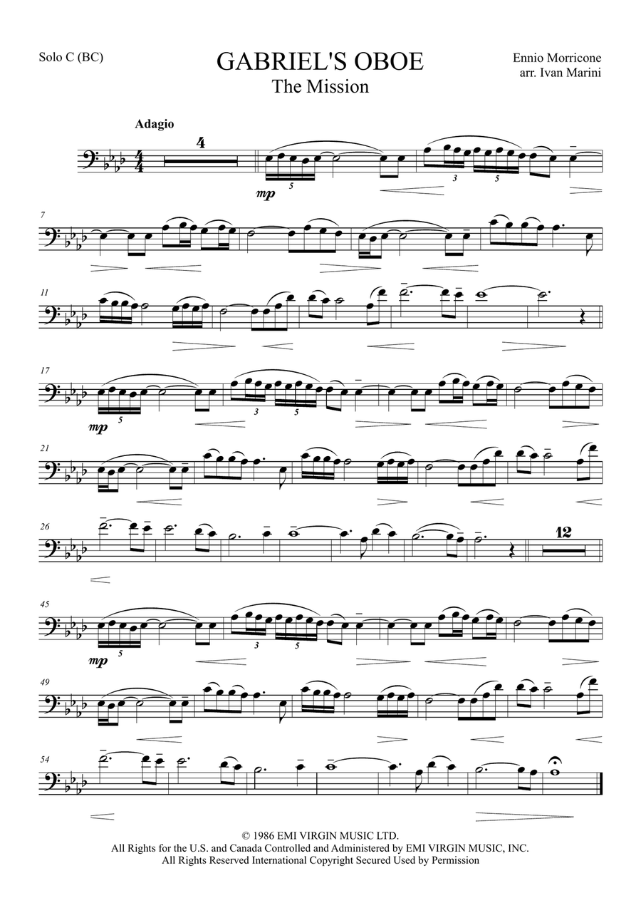 Gabriel's Oboe Small Ensemble scores gallery preview page 6