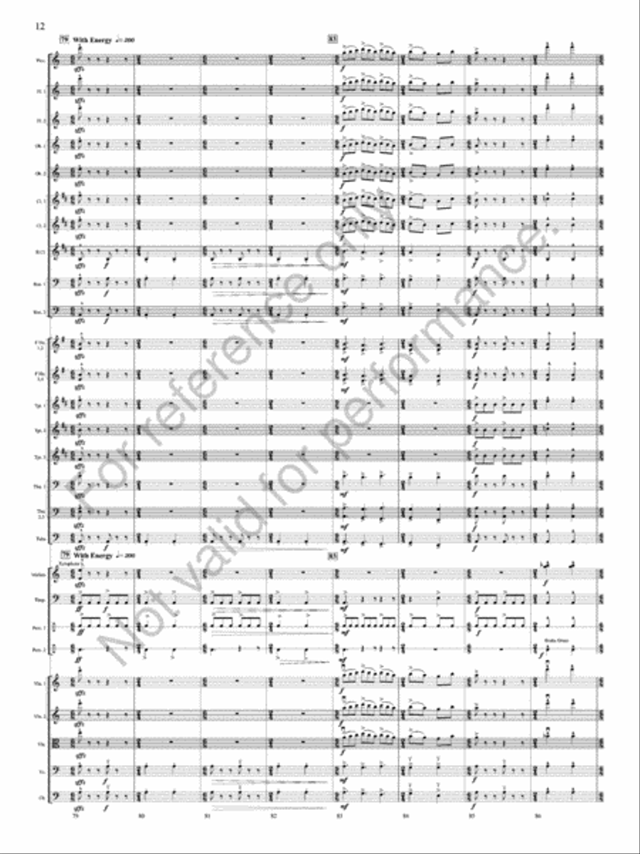 Flight Of Valor Full Orchestra scores gallery preview page 13