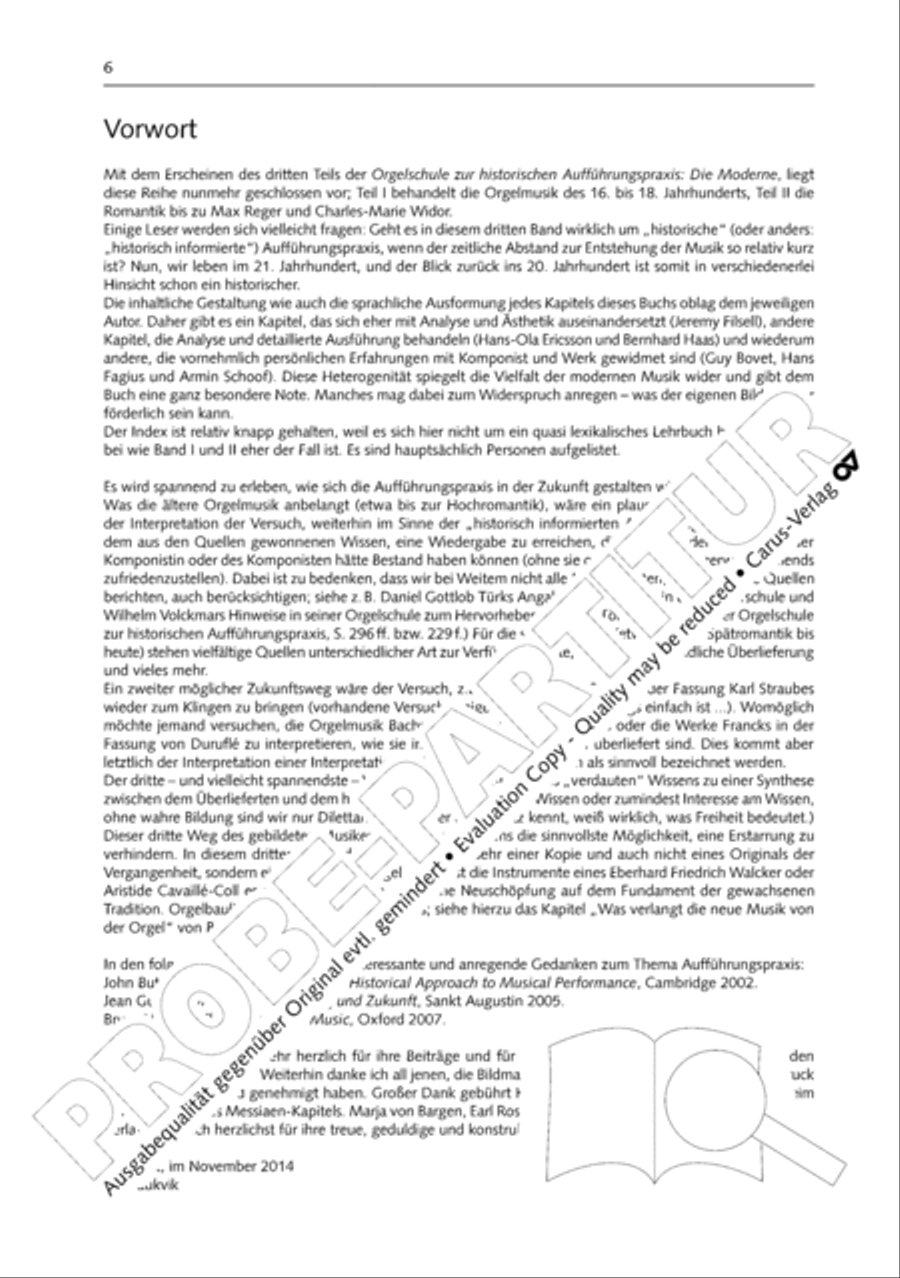 Orgelschule zur historischen Auffuhrungspraxis Organ Solo scores gallery preview page 7