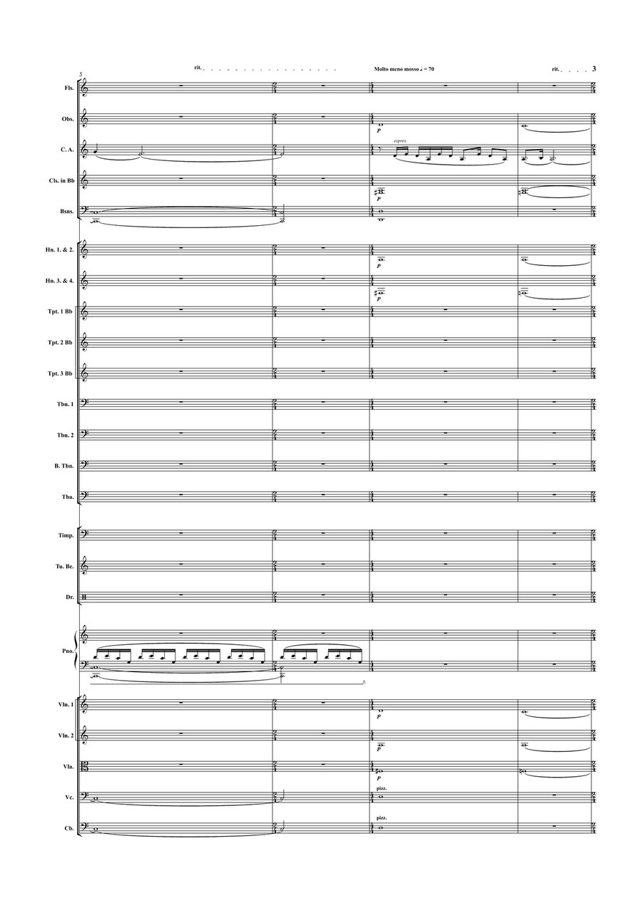 The Ecstasy Of Gold from THE GOOD, THE BAD AND THE UGLY Full Orchestra scores gallery preview page 4