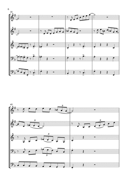 Auld Lang Syne - Brass Quartet image number null