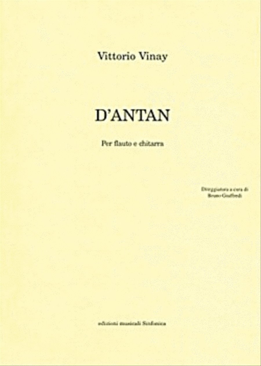 D´antan D´antan Flute scores gallery preview page 1