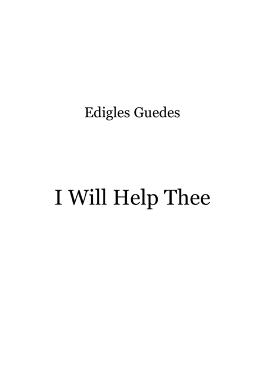 I Will Help Thee I Will Help Thee Flute scores gallery preview page 1