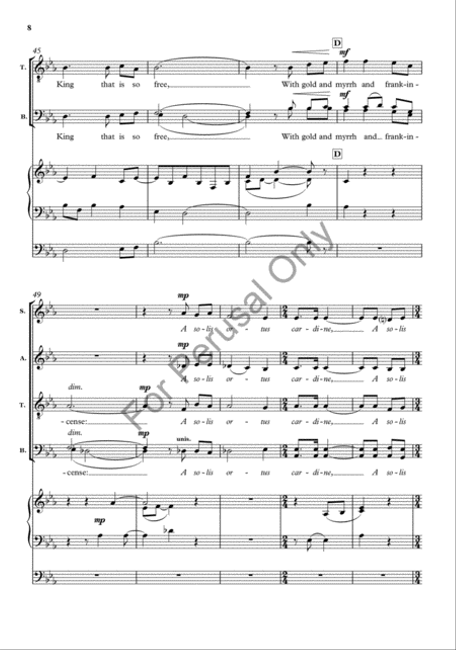 Suzi's Carol Suzi's Carol 4-Part scores gallery preview page 7