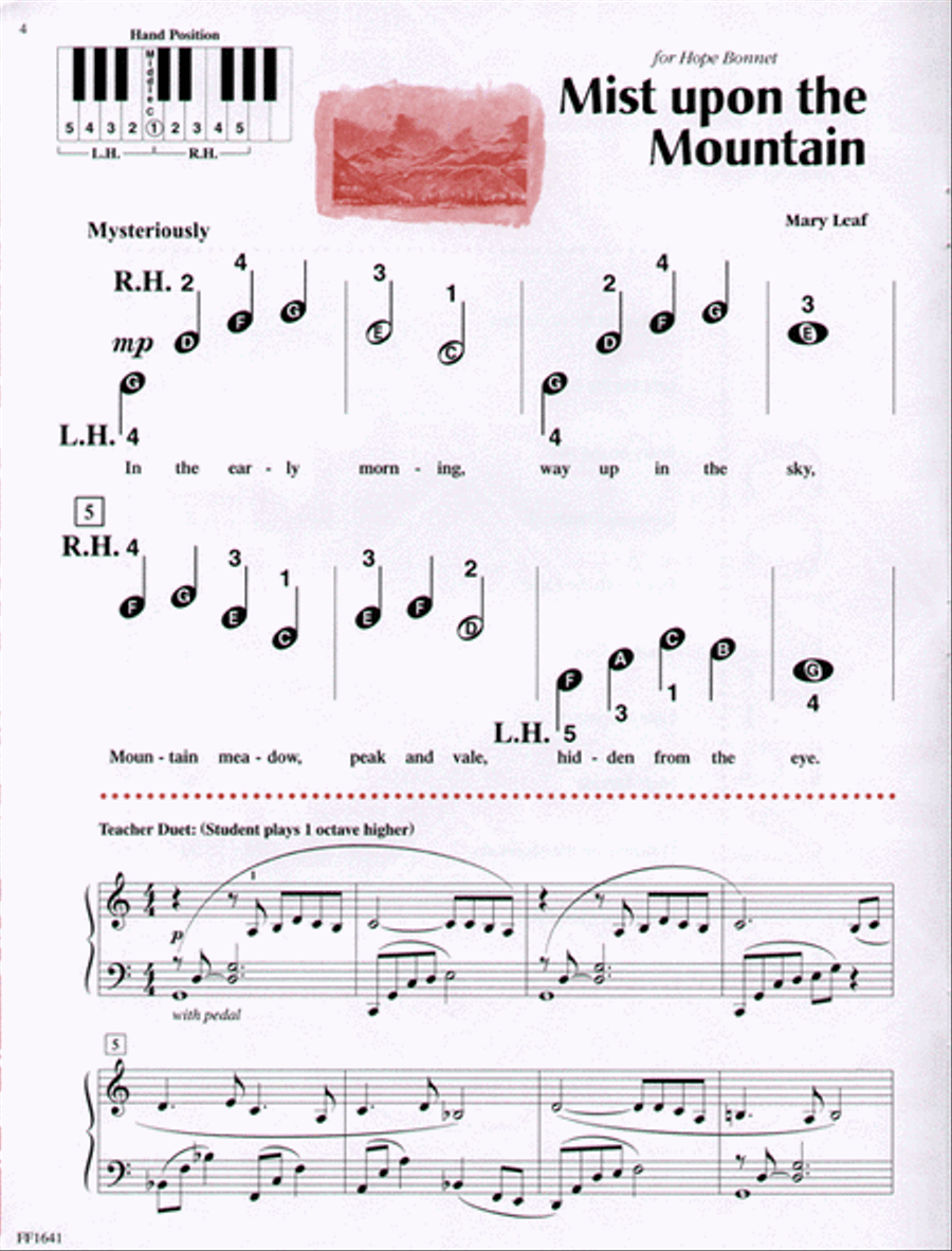 A Day in the Mountains Easy Piano scores gallery preview page 3