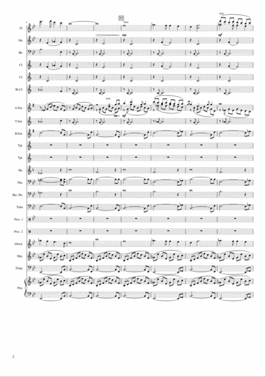Nostalgia Concert Band scores gallery preview page 2