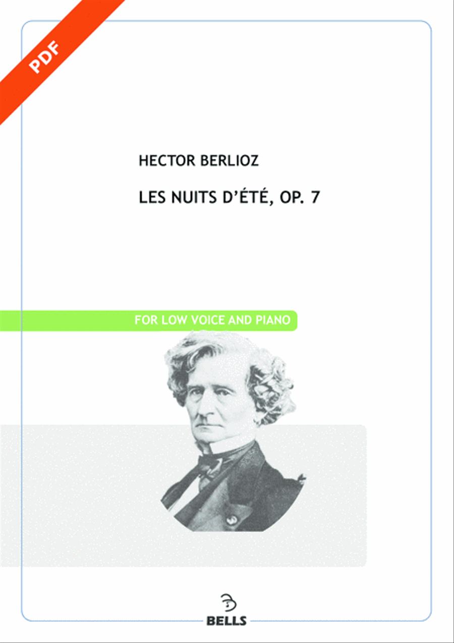 Les nuits d'ete, Op. 7 Voice Solo scores gallery preview page 1