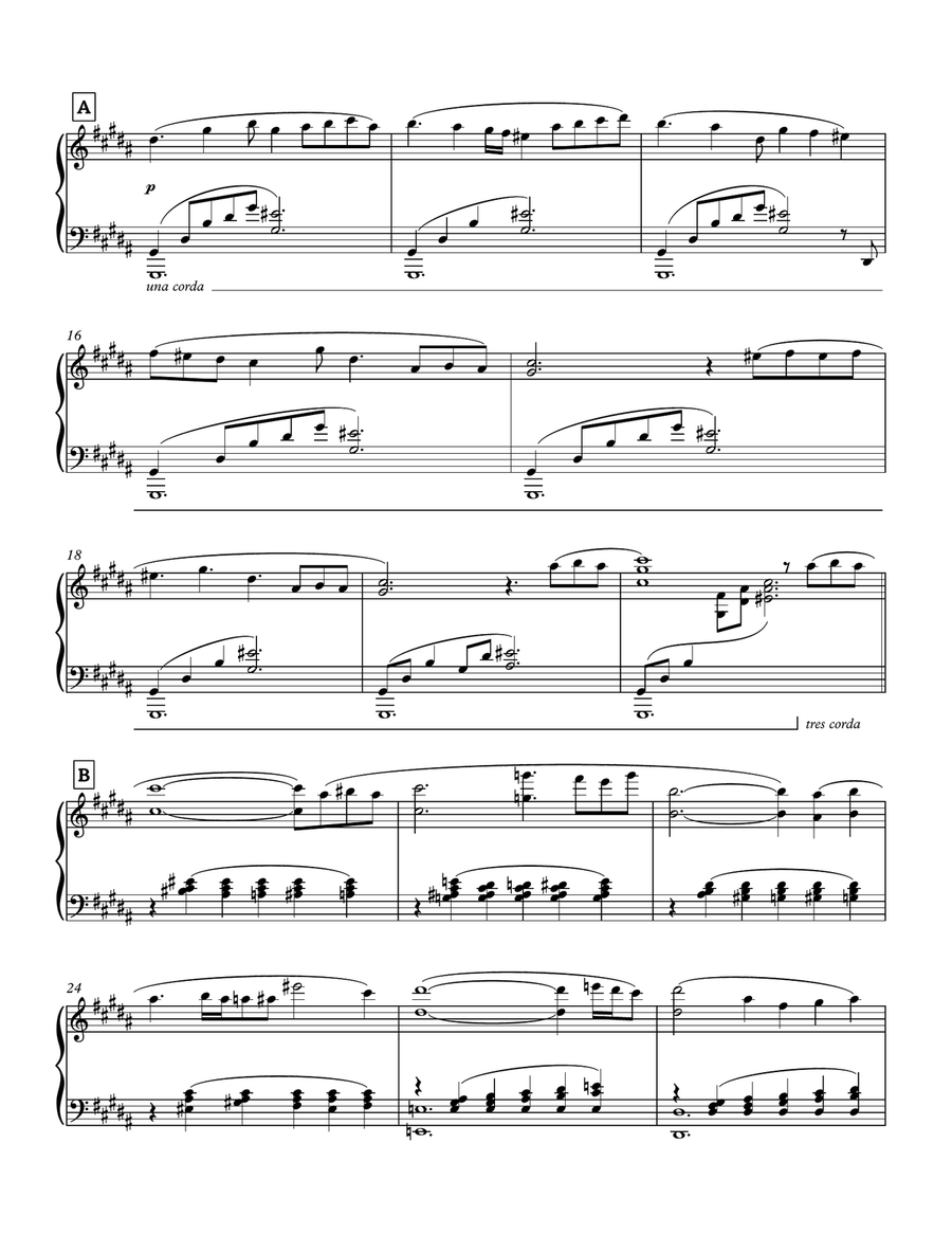 Ruins (UNDERTALE Piano Collections 2) Piano Solo scores gallery preview page 3