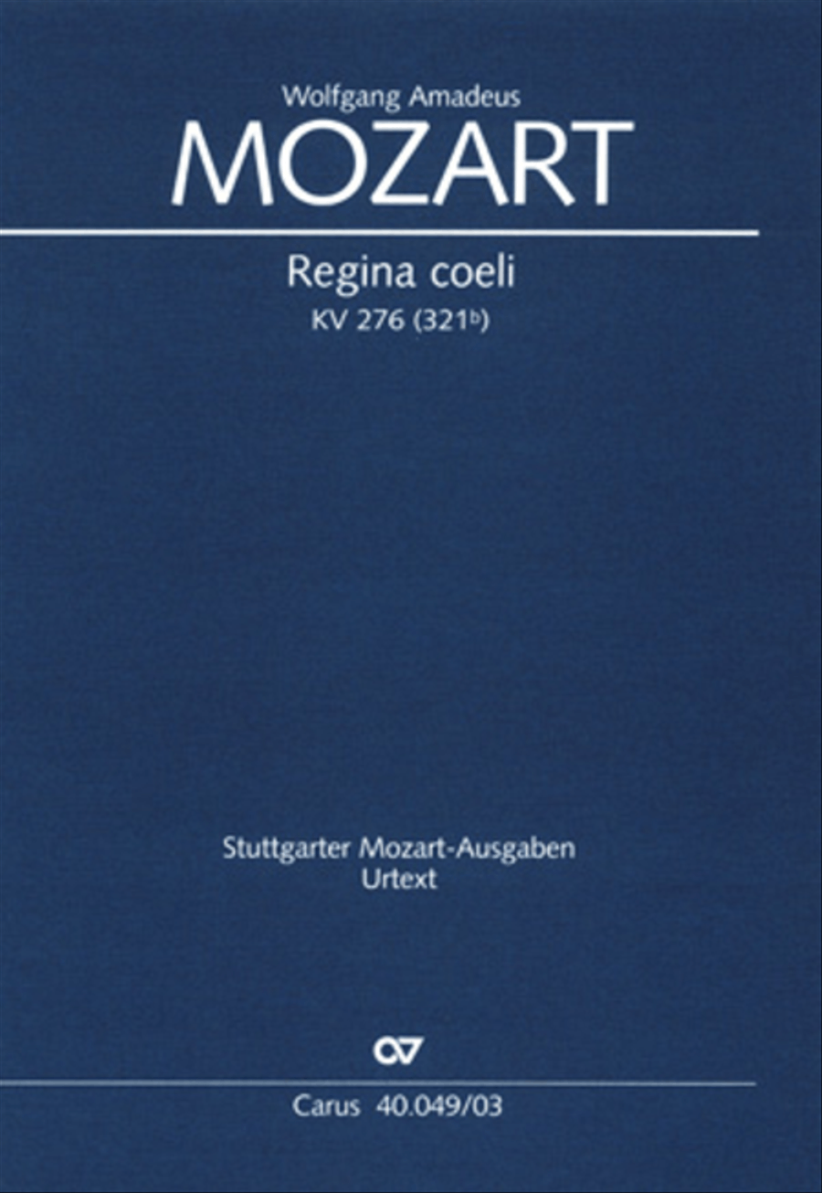 Regina coeli in C major 4-Part scores gallery preview page 1