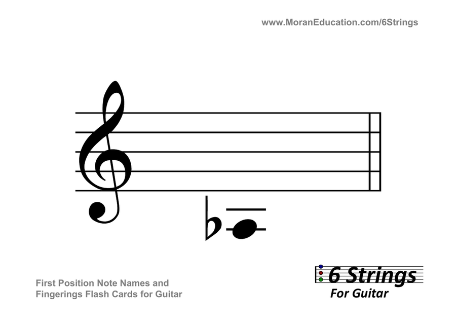 Guitar Flash Cards