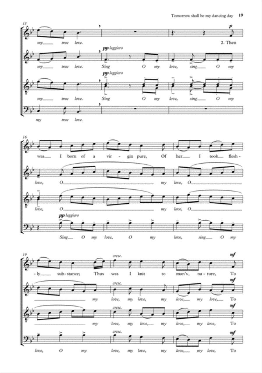 A Celebration in Carols 4-Part scores gallery preview page 5