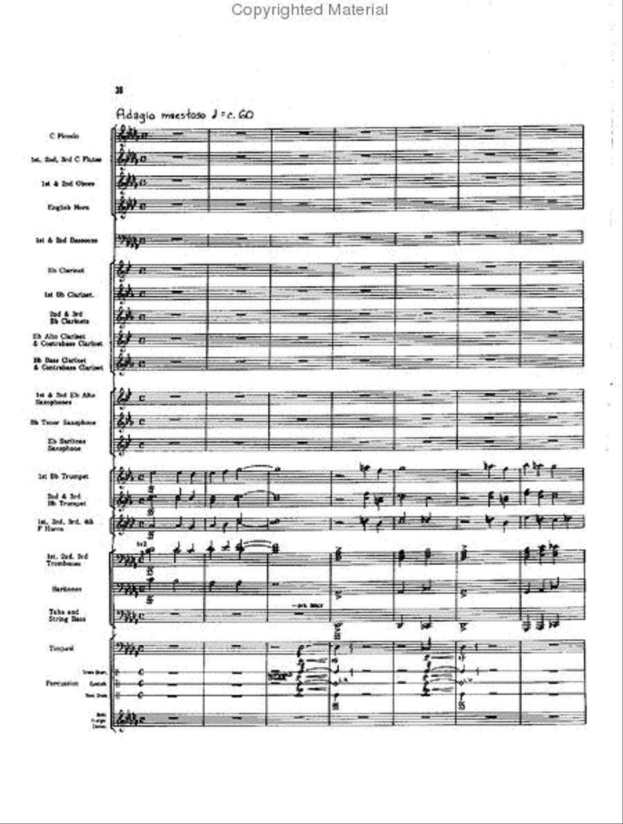 Caccia and Chorale Concert Band scores gallery preview page 37