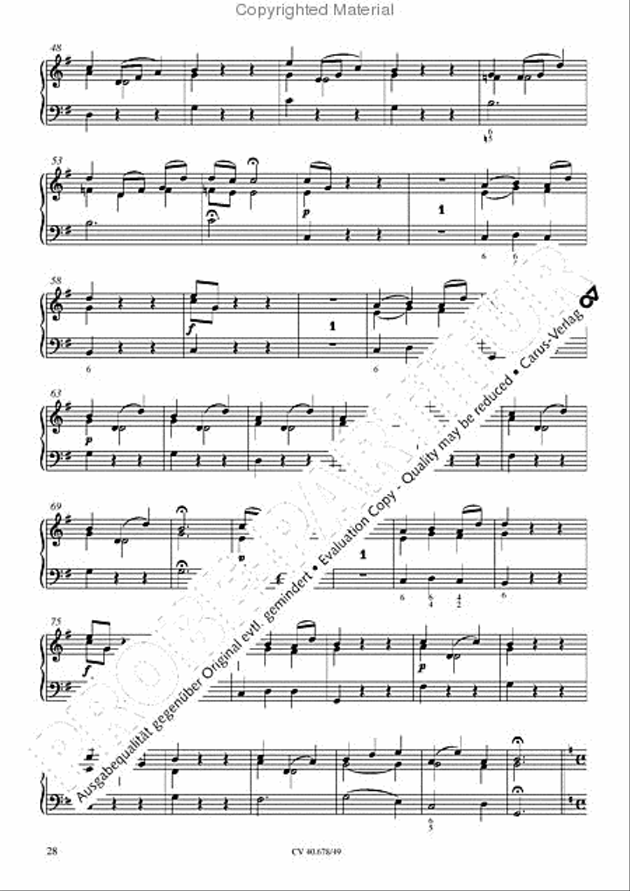 Missa pastoralis bohemica Organ scores gallery preview page 31