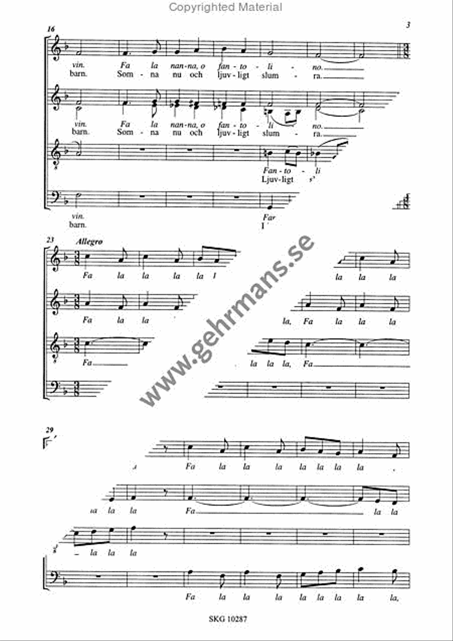Dormi, dormi Dormi, dormi Divisi scores gallery preview page 3