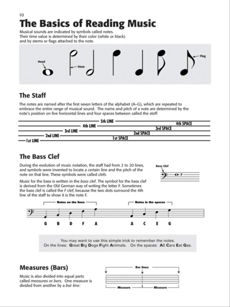 Alfred's Basic Bass Method, Book 1 Bass Guitar Tablature scores gallery preview page 4