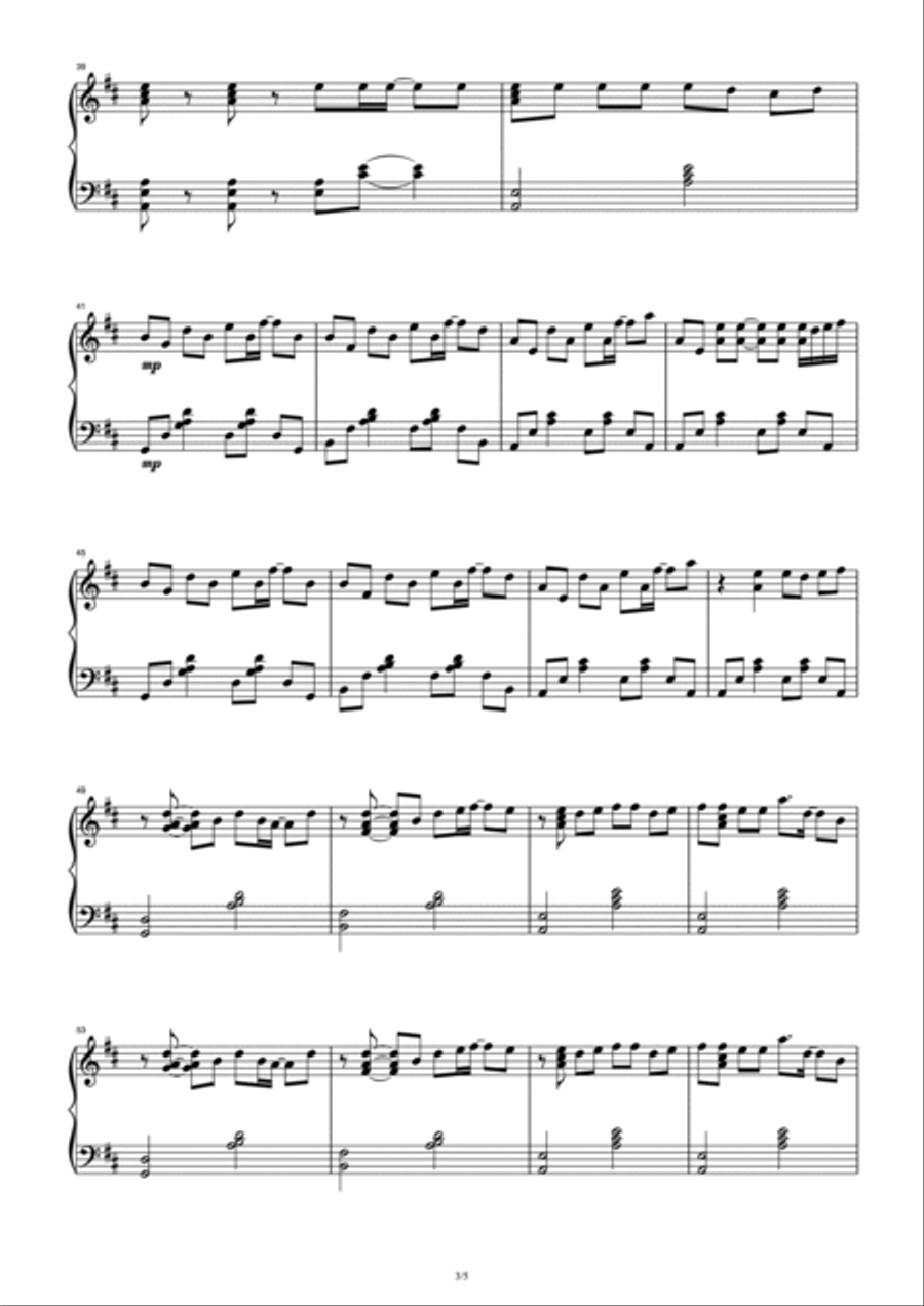 Shots Shots Piano Solo scores gallery preview page 3