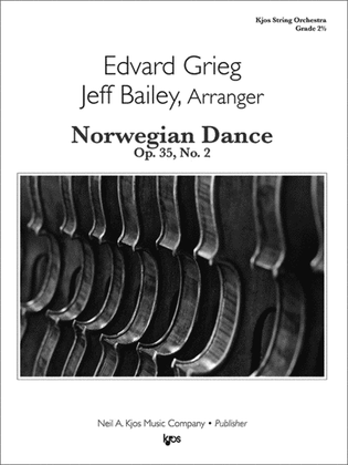 Norwegian Dance Op 35, No 2 - Score